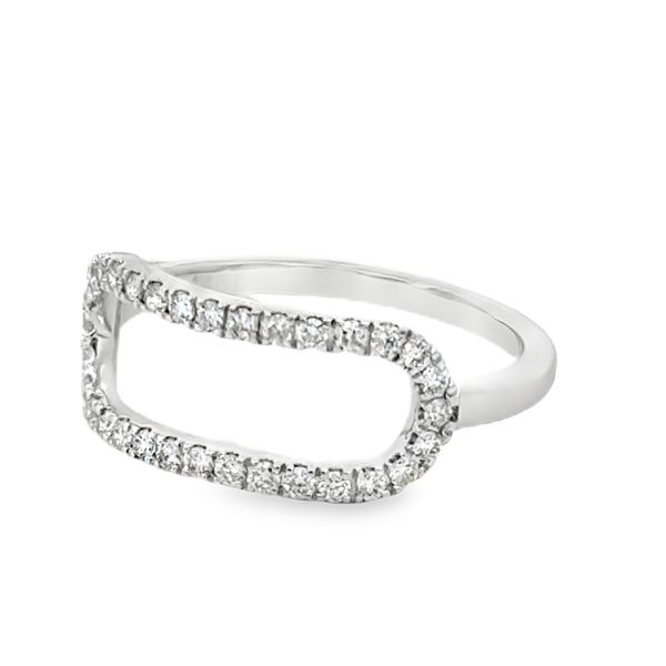 14K White Diamond  Ring Image 3 Simones Jewelry, LLC Shrewsbury, NJ