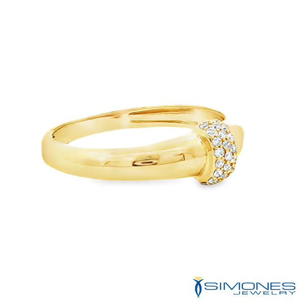 14K Yellow Diamond Ring Image 3 Simones Jewelry, LLC Shrewsbury, NJ