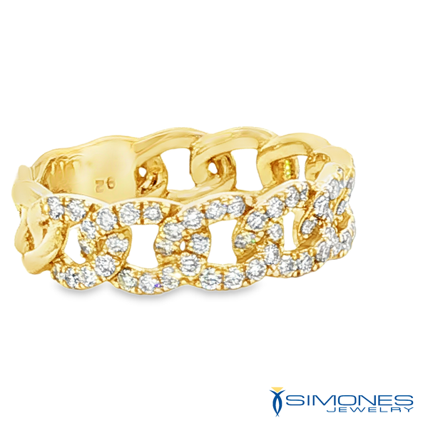 14K Yellow Diamond Ring Image 3 Simones Jewelry, LLC Shrewsbury, NJ