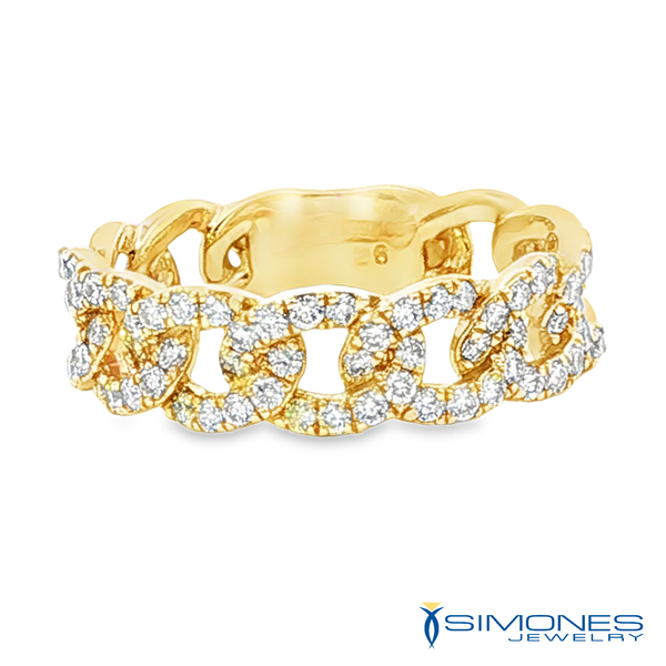 14K Yellow Diamond Ring Simones Jewelry, LLC Shrewsbury, NJ