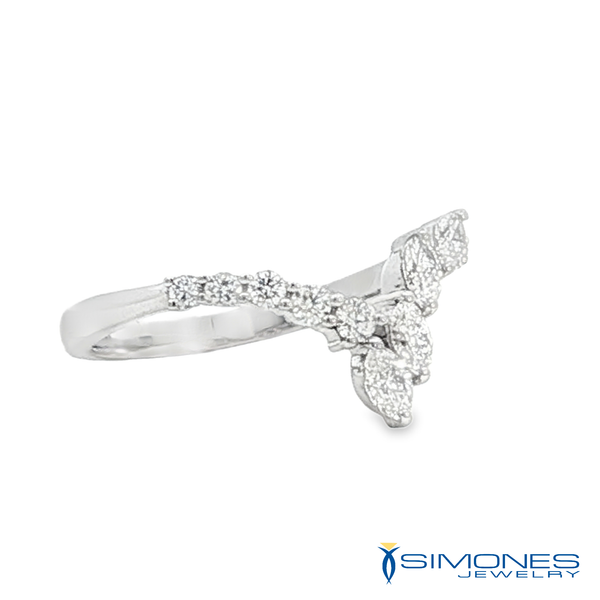 18K White Diamond Ring Image 2 Simones Jewelry, LLC Shrewsbury, NJ