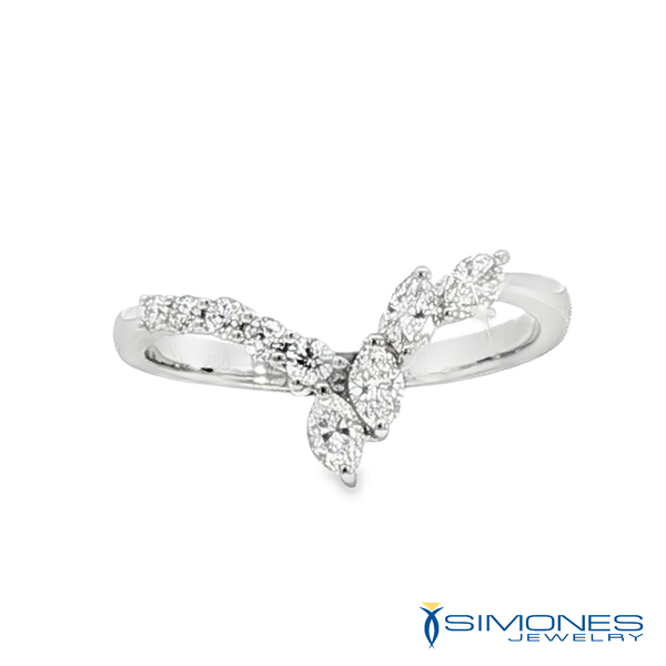 18K White Diamond Ring Simones Jewelry, LLC Shrewsbury, NJ