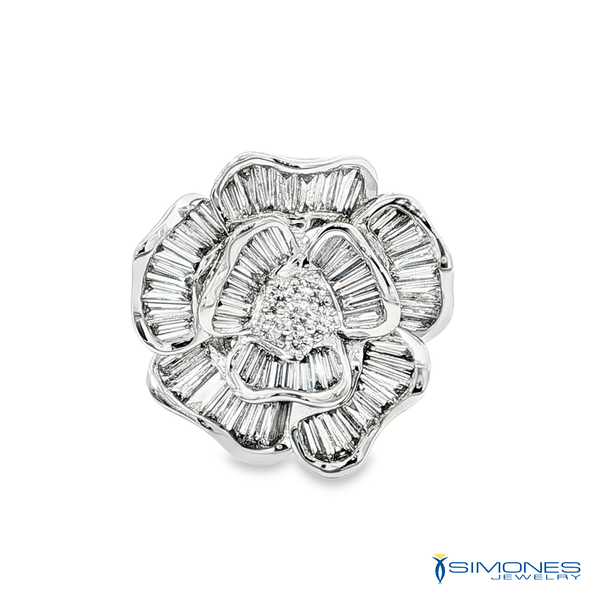18K White Diamond Ring Simones Jewelry, LLC Shrewsbury, NJ