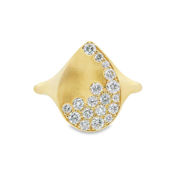 14K Yellow Diamond Ring Simones Jewelry, LLC Shrewsbury, NJ