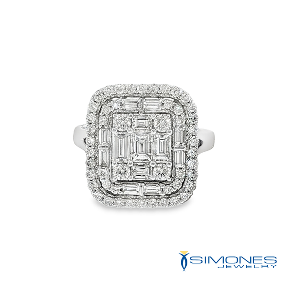 Platinum Diamond Ring Simones Jewelry, LLC Shrewsbury, NJ
