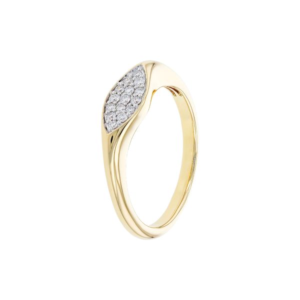 14K Yellow Diamond Ring Image 3 Simones Jewelry, LLC Shrewsbury, NJ