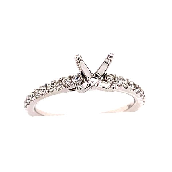 Diamond Semi Mounting Engagement Ring Simones Jewelry, LLC Shrewsbury, NJ