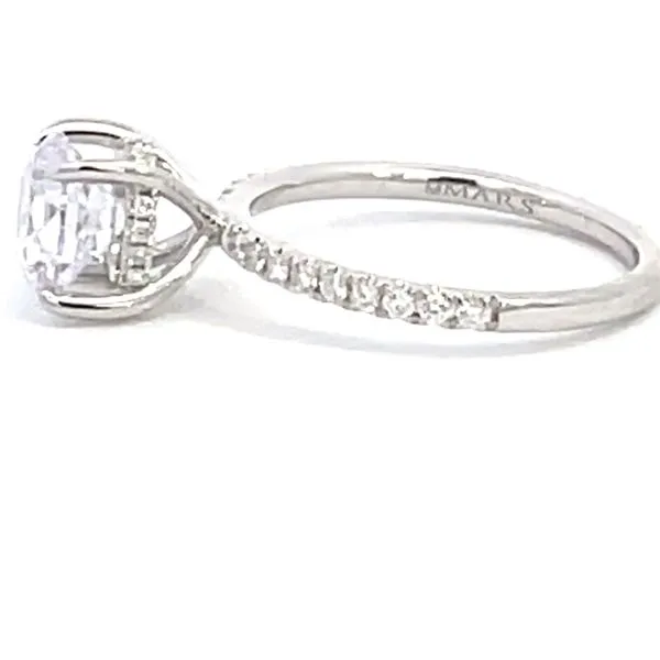 White Gold Diamond Semi Mounting Image 2 Simones Jewelry, LLC Shrewsbury, NJ