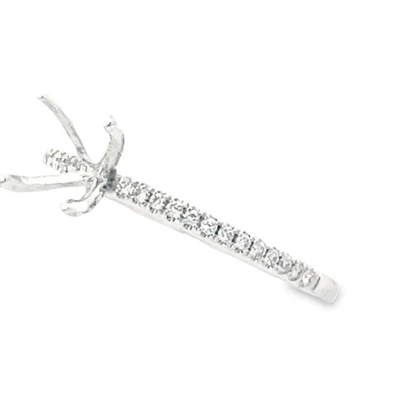 Diamond Semi Mounting Engagement Ring Image 4 Simones Jewelry, LLC Shrewsbury, NJ
