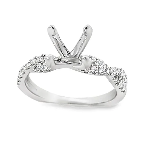 Diamond Semi Mount Image 2 Simones Jewelry, LLC Shrewsbury, NJ