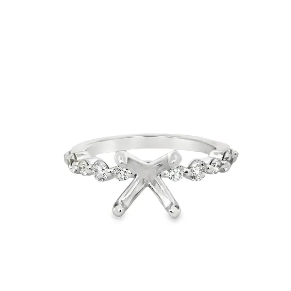 Diamond Semi Mounting Image 2 Simones Jewelry, LLC Shrewsbury, NJ
