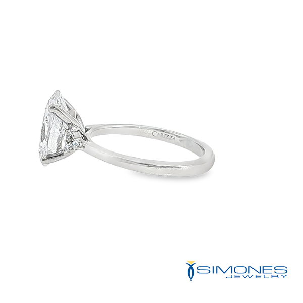 14K White Diamond Mounting Image 2 Simones Jewelry, LLC Shrewsbury, NJ