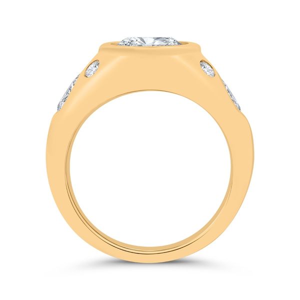 14K Yellow .60ct.tw. Diamond Mounting Image 4 Simones Jewelry, LLC Shrewsbury, NJ