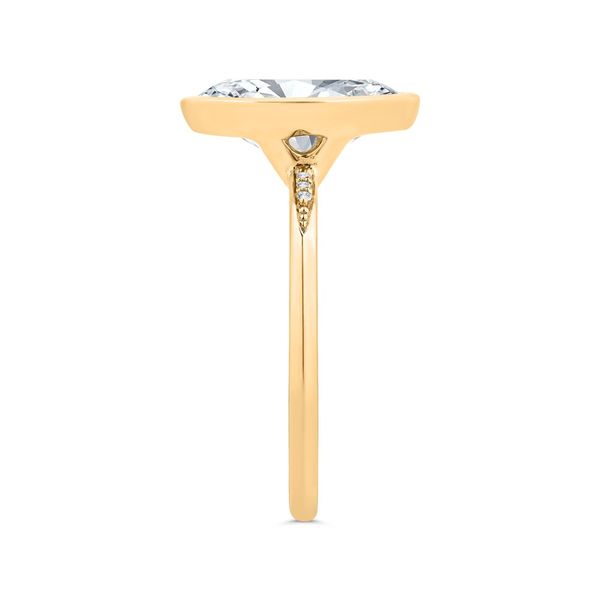 14K Yellow Bezel Mounting Image 3 Simones Jewelry, LLC Shrewsbury, NJ