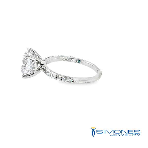 14K White Diamond Mounting Image 2 Simones Jewelry, LLC Shrewsbury, NJ