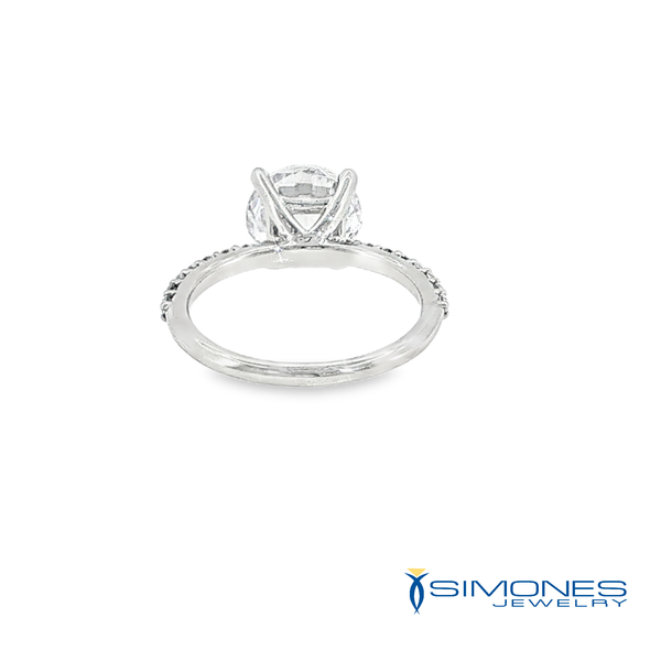 14K White Diamond Mounting Image 3 Simones Jewelry, LLC Shrewsbury, NJ