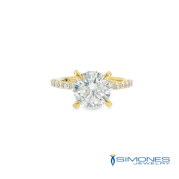 14K Yellow Diamond Mounting Simones Jewelry, LLC Shrewsbury, NJ