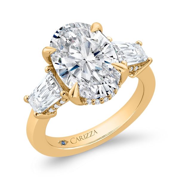 14K Yellow Diamond Mounting Image 2 Simones Jewelry, LLC Shrewsbury, NJ