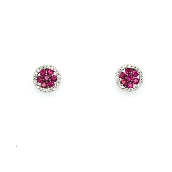 Ruby & Diamond Earrings Simones Jewelry, LLC Shrewsbury, NJ