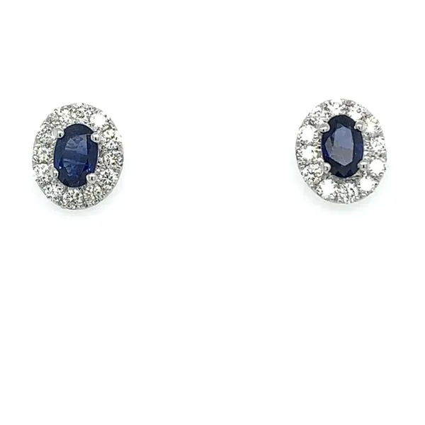 Sapphire & Diamond Earrings Simones Jewelry, LLC Shrewsbury, NJ