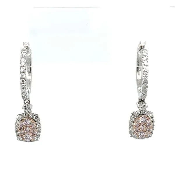 Pink and White Diamond Earrings Simones Jewelry, LLC Shrewsbury, NJ