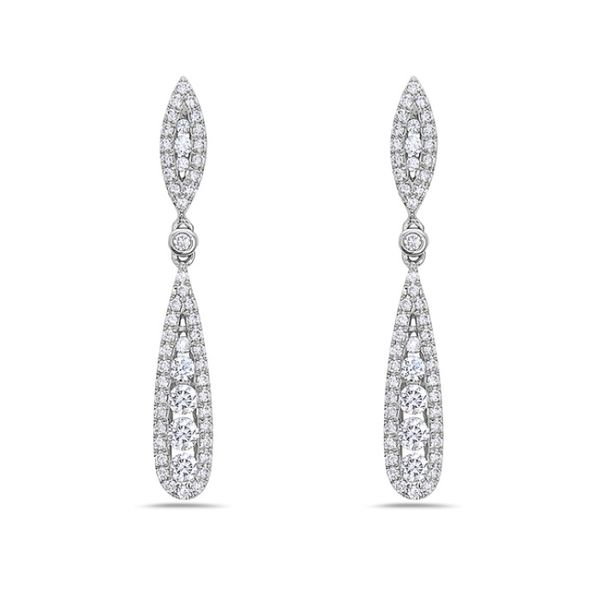 Diamond Drop Earrings Simones Jewelry, LLC Shrewsbury, NJ