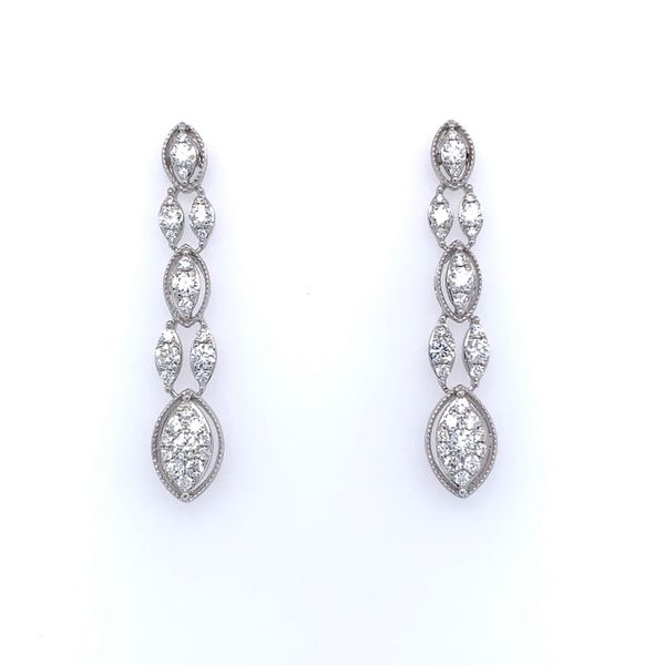 Diamond Drop Earrings Simones Jewelry, LLC Shrewsbury, NJ