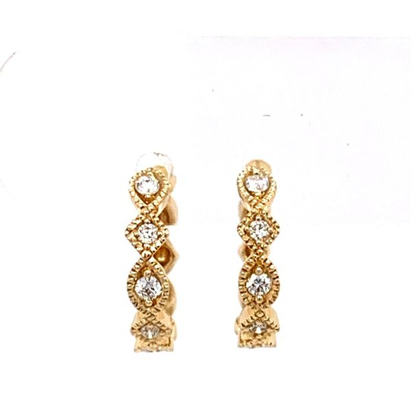 Diamond Huggie Earrings Simones Jewelry, LLC Shrewsbury, NJ