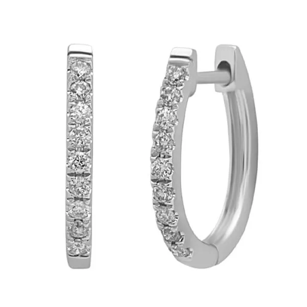 Diamond Huggie Earrings Simones Jewelry, LLC Shrewsbury, NJ