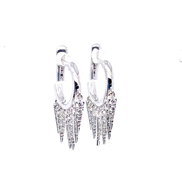 Diamond Multi Drop Earrings Image 2 Simones Jewelry, LLC Shrewsbury, NJ