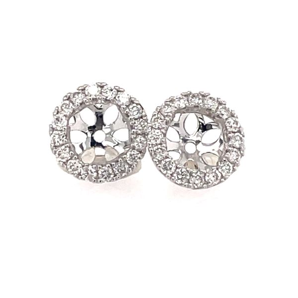Diamond Earring Jackets Image 3 Simones Jewelry, LLC Shrewsbury, NJ