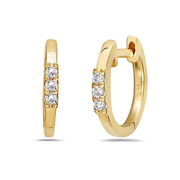 Diamond Huggie Earrings Simones Jewelry, LLC Shrewsbury, NJ