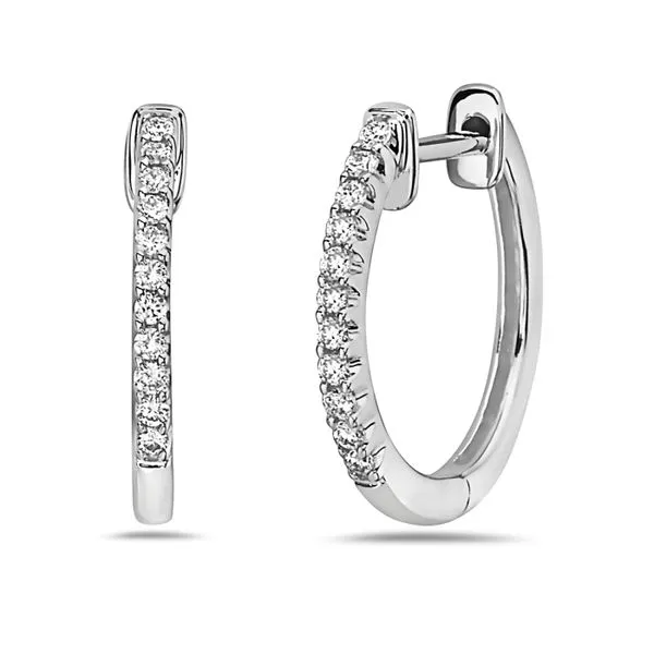 Diamond Hug Earrings Simones Jewelry, LLC Shrewsbury, NJ