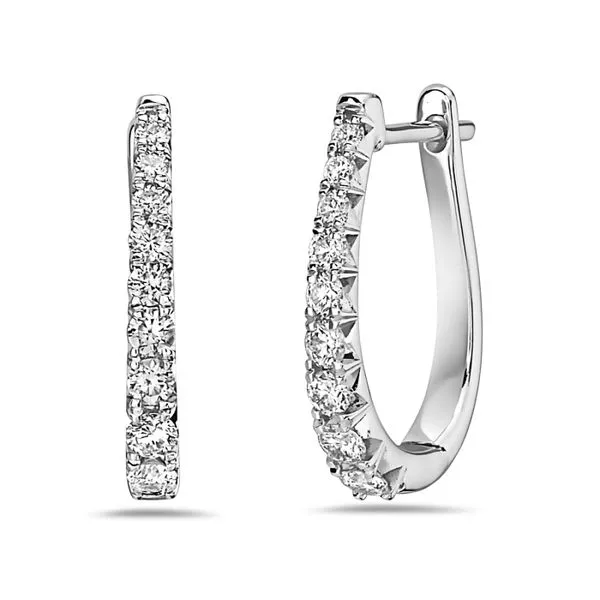 Diamond Hoop Earrings Simones Jewelry, LLC Shrewsbury, NJ