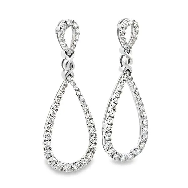 Diamond Earrings Image 2 Simones Jewelry, LLC Shrewsbury, NJ