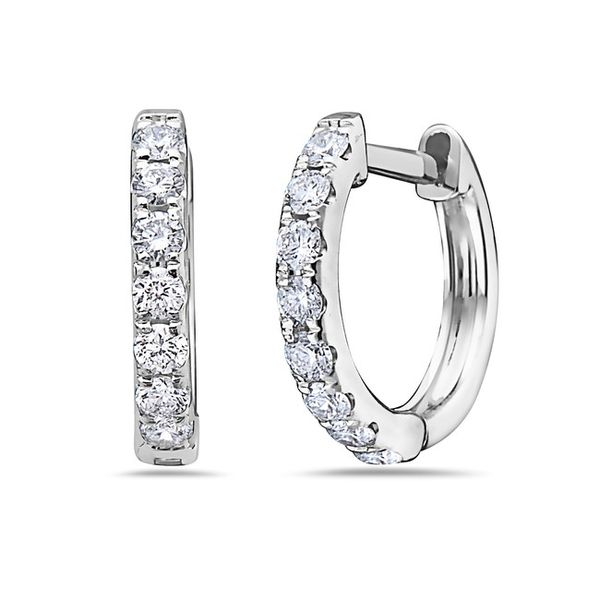 Diamond Huggie Earrings Simones Jewelry, LLC Shrewsbury, NJ