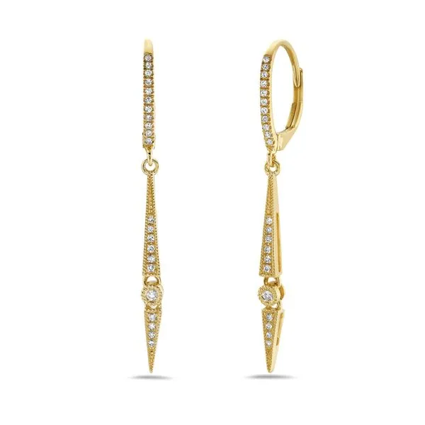 Diamond Drop Earrings Simones Jewelry, LLC Shrewsbury, NJ