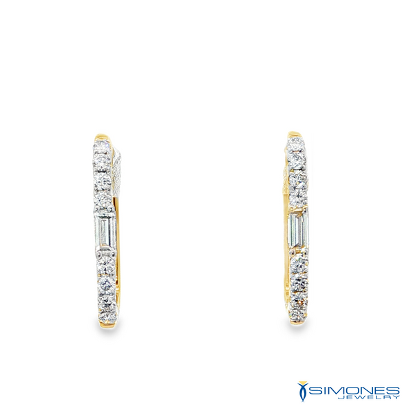 14K Yellow Diamond Earrings Simones Jewelry, LLC Shrewsbury, NJ