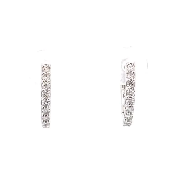 Diamond Huggie Earrings Simones Jewelry, LLC Shrewsbury, NJ