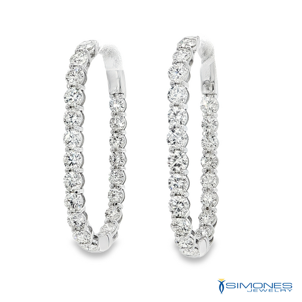 Diamond Earrings Image 2 Simones Jewelry, LLC Shrewsbury, NJ