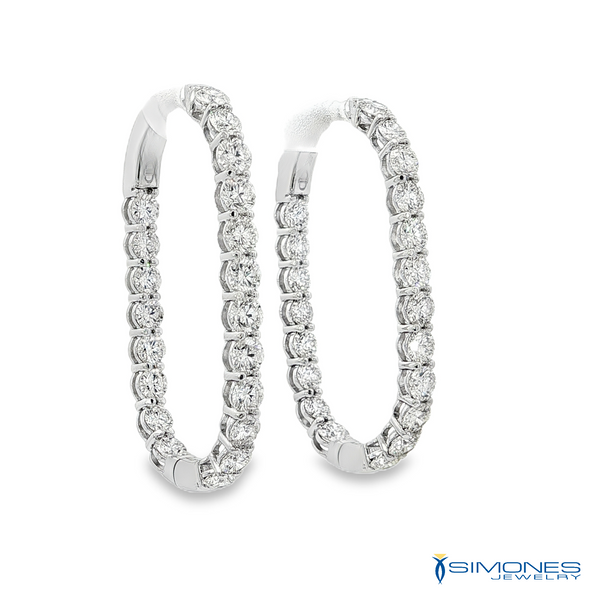 Diamond Earrings Image 4 Simones Jewelry, LLC Shrewsbury, NJ