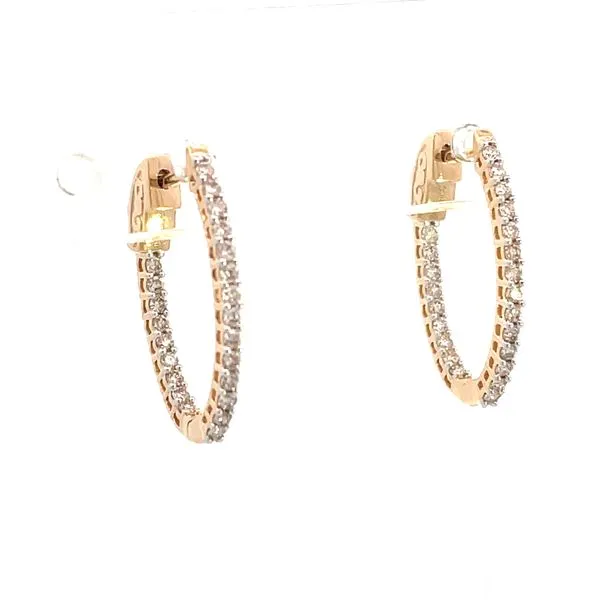 Diamond Hoop Earrings Simones Jewelry, LLC Shrewsbury, NJ