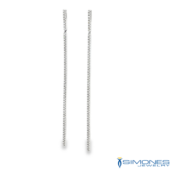 Diamond Earrings Image 2 Simones Jewelry, LLC Shrewsbury, NJ