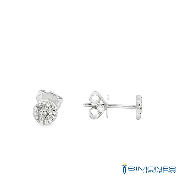 14K White Diamond Earrings Simones Jewelry, LLC Shrewsbury, NJ