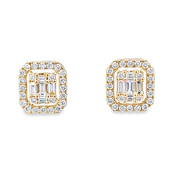14K Yellow Diamond Earrings Simones Jewelry, LLC Shrewsbury, NJ
