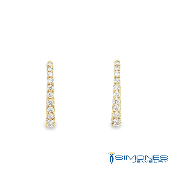 14K Yellow Diamond Earrings Simones Jewelry, LLC Shrewsbury, NJ