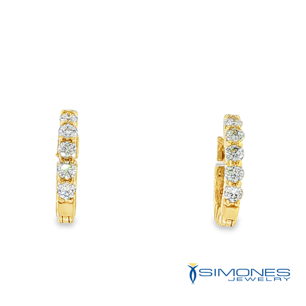 14K Yellow Diamond Earrings Simones Jewelry, LLC Shrewsbury, NJ