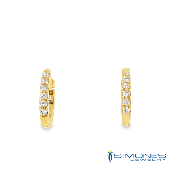 14K Yellow Diamond Earrings Simones Jewelry, LLC Shrewsbury, NJ