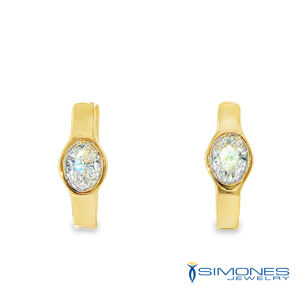 14K Yellow Diamond Earrings Simones Jewelry, LLC Shrewsbury, NJ