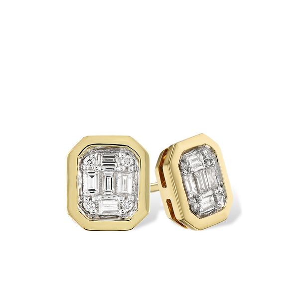 14K Yellow Diamond Earrings Simones Jewelry, LLC Shrewsbury, NJ